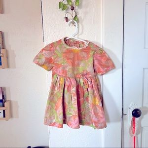 Vintage silk handmade dress